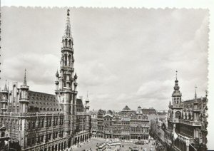 Belgium Postcard - Brussels - Market Place - Ref 12939A