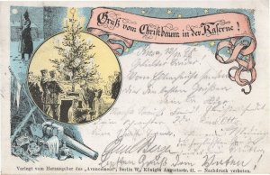 German Antique Military Soldier Gun Rifle Victorian 1890s Postcard