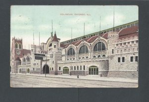 1908 Post Card Chicago IL The Coliseum Built 1895
