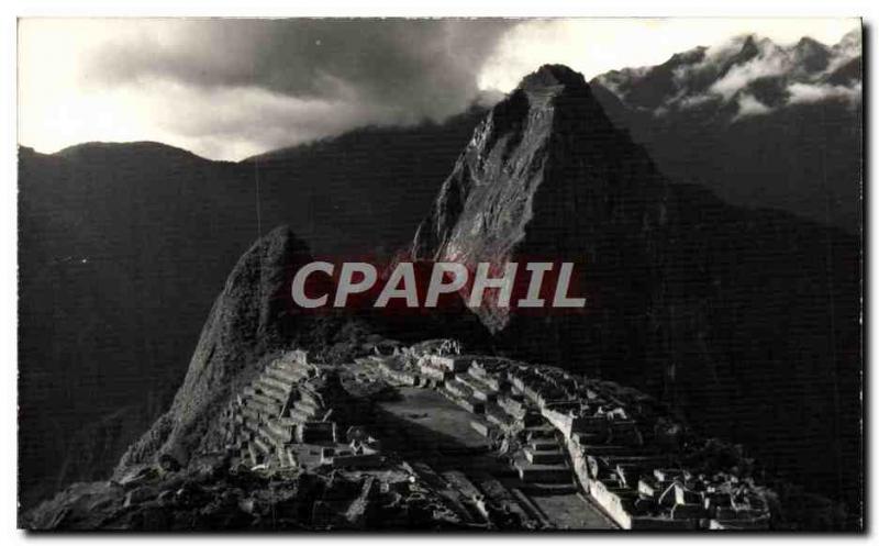 Old Postcard Vista Panoramica From Machupijchu Cuzco Peru