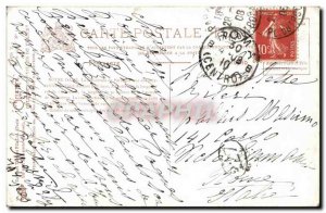 Paris Old Postcard Notre Dame at night