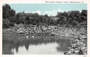 Rock Gardens, Masonic Homes Elizabethtown, Pennsylvania PA Postcard
