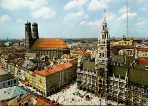 Germany Muenchen Cathedral and City Hall