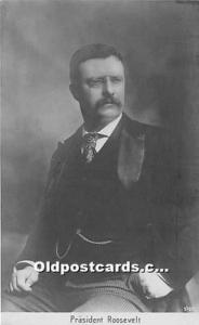 Real Photo President Theodore Roosevelt Unused 