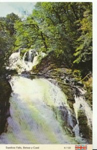 Wales Postcard - Swallow Falls - Betws-y-Coed - Caernarvonshire - Ref 9365A