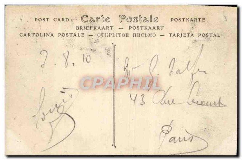 Postcard Old Saint Germain En Laye Facade COEST