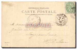 Old Postcard The court D & # 39Honneur Du Chateau La Chapelle and La Porte D ...