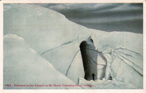 Oregon - Entrance to the Ice Tunnel on Mt. Hood - Columbia River - c1920