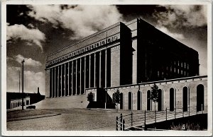 1938 HELSINKI FINLAND THE PARLIMENT HOUSE REAL PHOTO POSTCARD 17-86