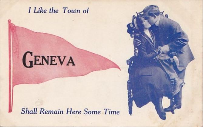 Pennant Series I Like The Town Of Geneva Ohio 1912