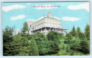 SOUTH BRISTOL, Maine ME ~ SUMMIT HOUSE Hotel Burned 1918 Lincoln County Postcard