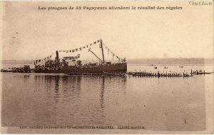 PC CPA CAMEROON,YAOUNDÉ, PIROGUES DE 52 PAGAYEURS, Vintage Postcard (b20917)