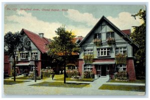 c1910's Stratford Arms Exterior Scene Grand Rapids Michigan MI Unposted Postcard
