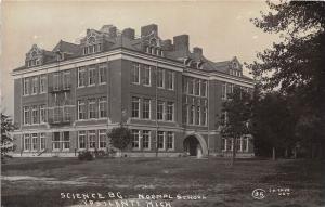 E32/ Ypsilanti Michigan Mi RPPC Postcard 1910 Science Building Normal School