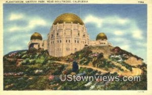 Griffith Park, Planetarium - Hollywood, California CA  