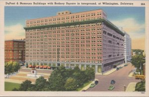 Postcard DuPont & Nemours Buildings Rodney Square Wilmington DE