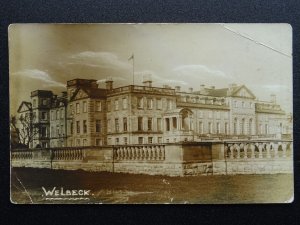 Nottinghamshire The Dukeries WELBECK HALL c1905 RP Postcard