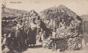 Ribiera Bote Cabo Cape Verde Sao Vicente Old Postcard