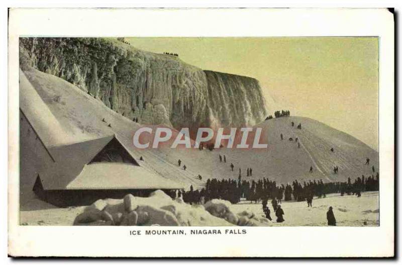 Postcard Old Ice Mountain Niagara Falls