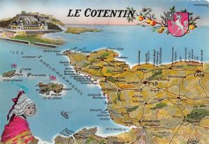 BR26870 le Cotentin map cartes geographiques