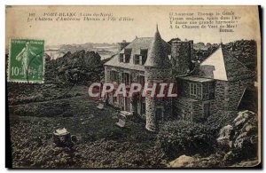 Postcard Old Port Blanc Le Chateau d & # 39Ambroise Thomas 39Ile of the & # &...