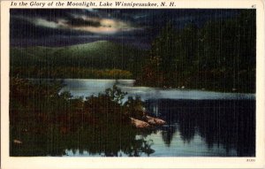 In The Glory of Moon Light, Lake Winnipesaukee, New Hampshire