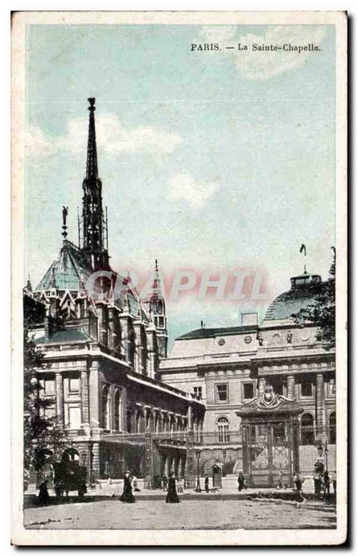 Paris Saint Chapel Old Postcard