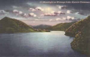 Moonlight on Watauga Lake - Eastern Tennessee - Linen