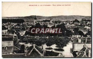 Beaune Old Postcard balloon engages View