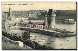 Old Postcard Saint Servan General view