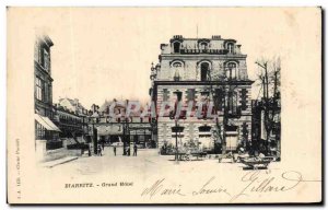 Old Postcard Biarritz Hotel