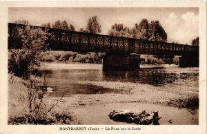 CPA MONTBARREY Le Pont sur la Loue (247503)