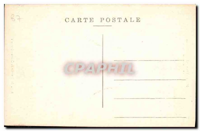 Old Postcard Haute Vienne St Leonard's Church Tower