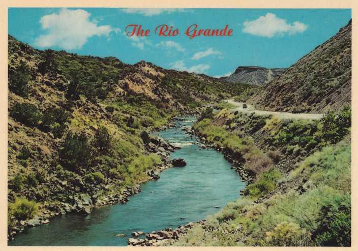 Rio Grande River near Espanola New Mexico