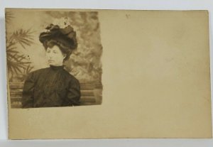 RPPC Victorian Era Woman Sour Faced to Mollie Sharp Yosemite KY Postcard R4