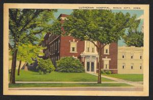 Lutheran Hospital Sioux City Iowa Unused c1940s