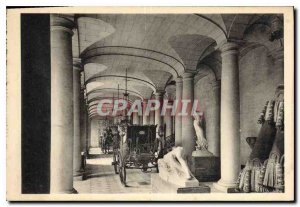 Postcard Old Chateau de Compiegne Hall of Columns