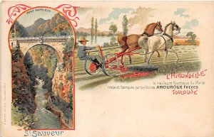 St Sauveur Pont Napoleon Advertising Unused 