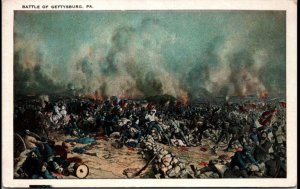 Battle Of Gettysburg Pennsylvania~Vintage Postcard~ Painting~KB10