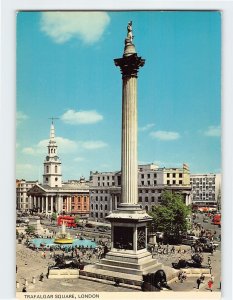 Postcard Trafalgar Square, London, England