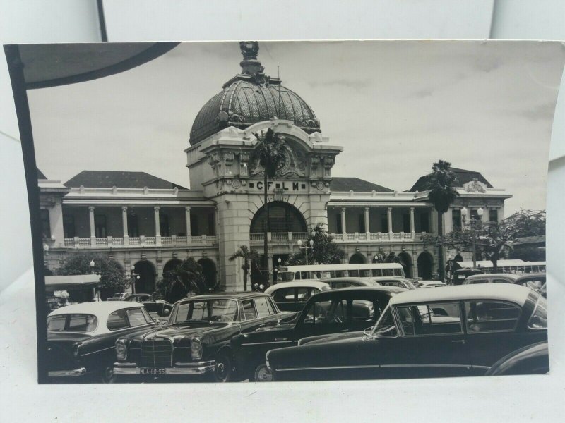 Vintage Rp Postcard LourenÇo Marques Estaçao Central dos Caminhos de Ferro