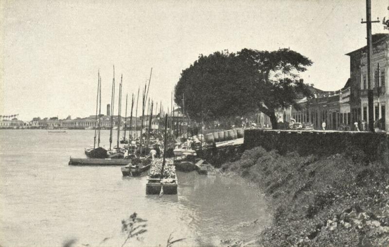 brazil, CAMPOS, R.J., Avenida 15 de Novembro, Porto do Rosario (1930s)