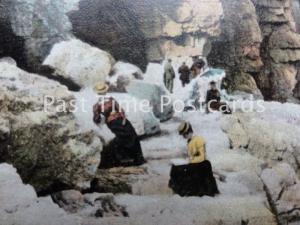 Dorset SWANAGE Tilly Whim Caves c1908 by Rush & Warwick Art