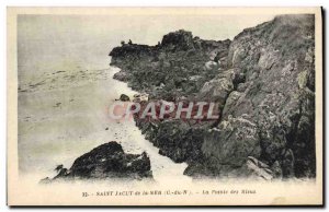 Postcard Old Saint Jacut Sea Pointe Bleus