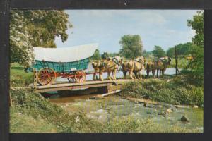 Conestoga Wagon Postcard 