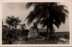 Vietnam Cochinchina Paysage Saigon Vintage RPPC 09.62