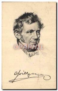 Old Postcard Franz Grillparzer