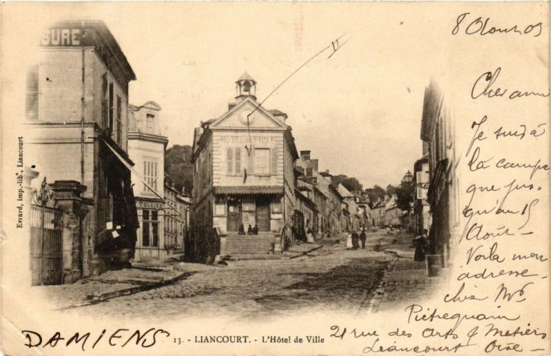 CPA LIANCOURT L'Hotel de Ville (375782)