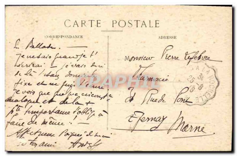 Old Postcard Chatelaillon In the Rocks