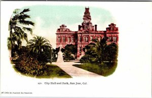 Postcard BUILDING SCENE San Jose California CA AL1076